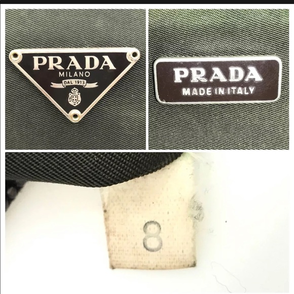 Prada Dark Green Nylon Tessuto Mini Bag! - Picture 13 of 14